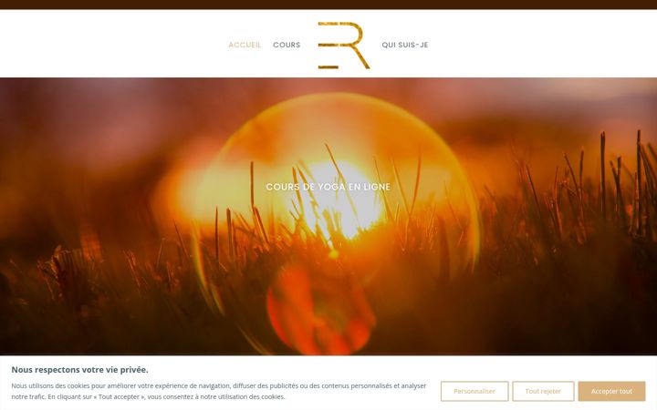 Screenshot of emilierolinyoga.fr