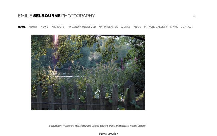 Screenshot of emilieselbournephotography.com
