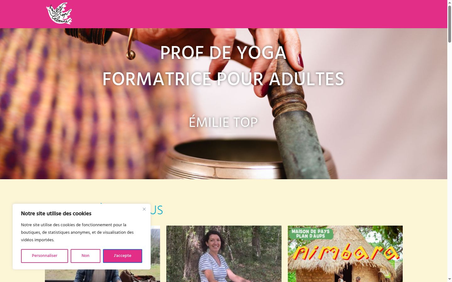 Screenshot tal-banner tal-kunsens muri qabel kwalunkwe interazzjoni