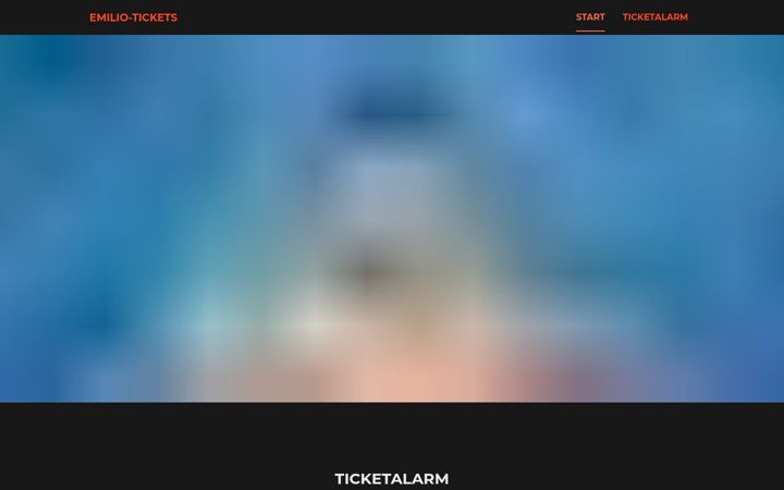 Screenshot of emilio-tickets.de