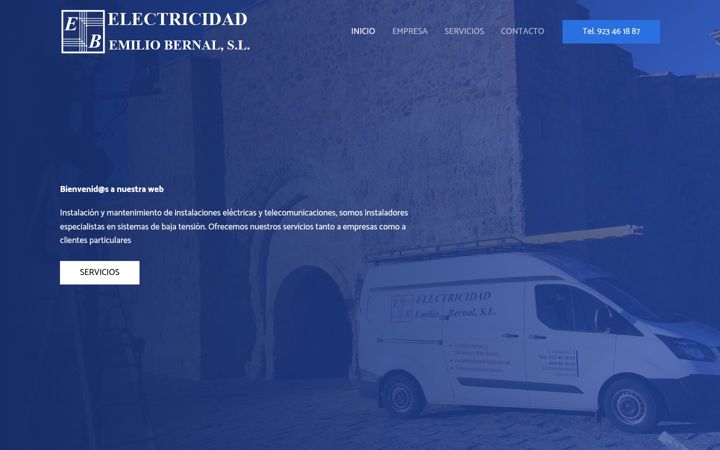 Ekraanipilt saidist emiliobernal.es