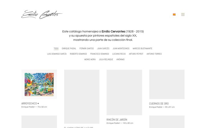 Screenshot of emiliocervantes.com