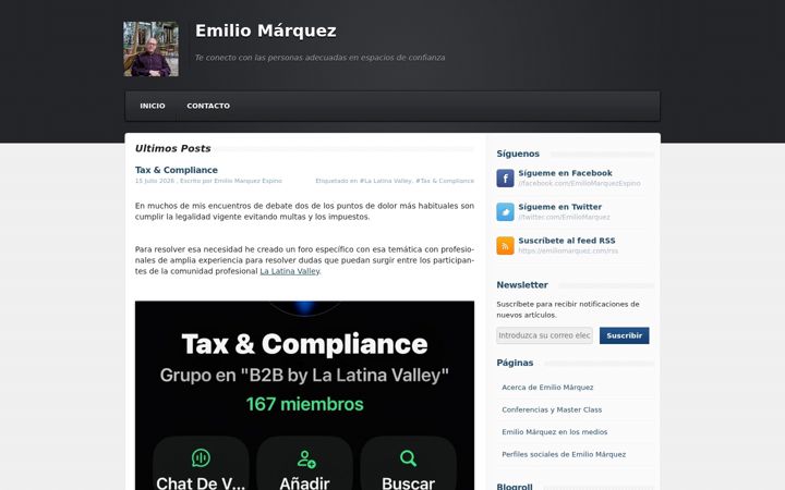 Screenshot of emiliomarquez.com