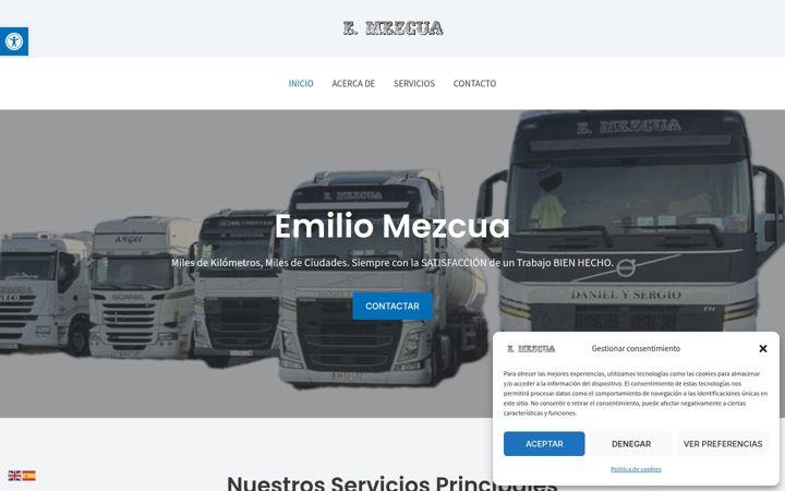 Ekraanipilt saidist emiliomezcua.es