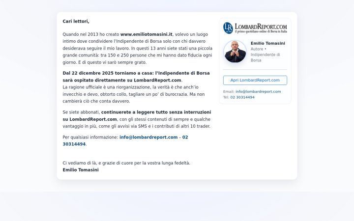 Screenshot of emiliotomasini.it
