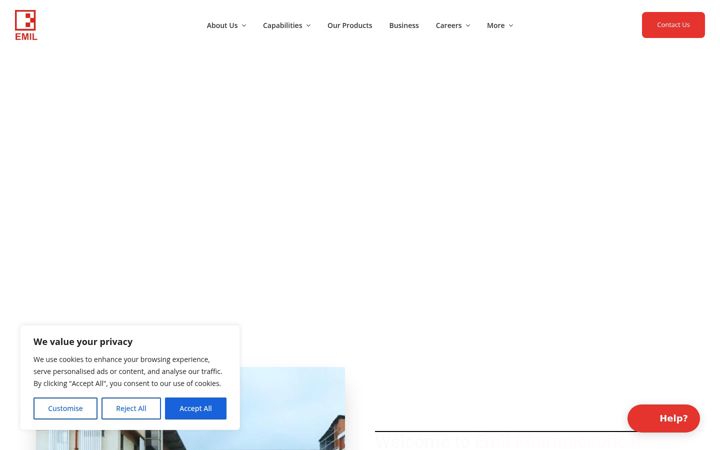 Screenshot of emilpharma.in