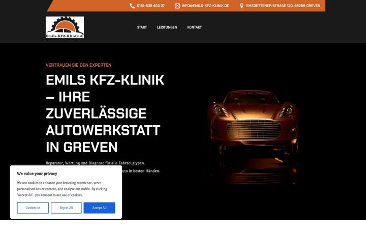 Screenshot of emils-kfz-klinik.de
