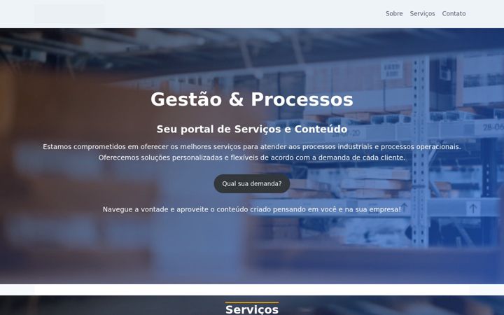 Screenshot of emilservicos.com