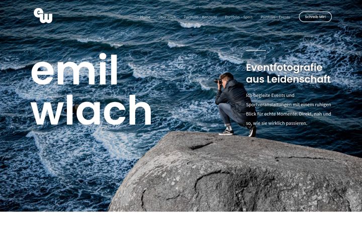 Screenshot of emilwlach.de