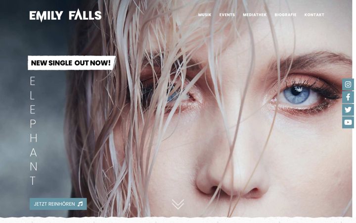 Screenshot of emilyfalls.com