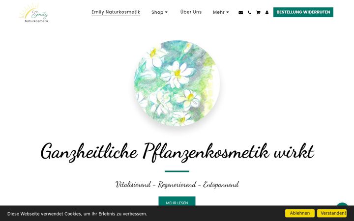 Screenshot of emilynaturkosmetik.de