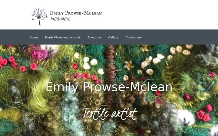 Screenshot of emilyprowsemclean.co.uk