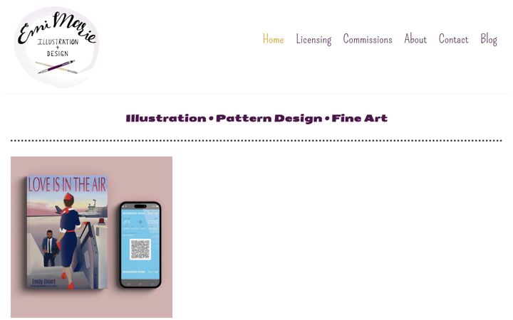 Screenshot of emimarie.com