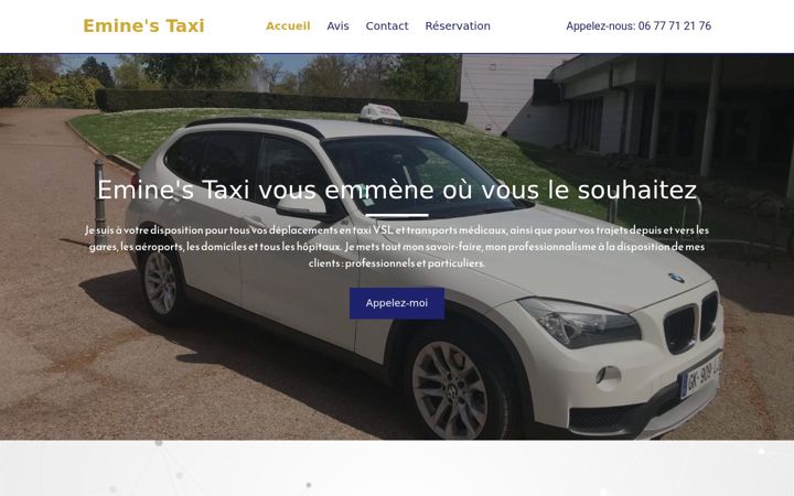 Screenshot of emine-s-taxi.com