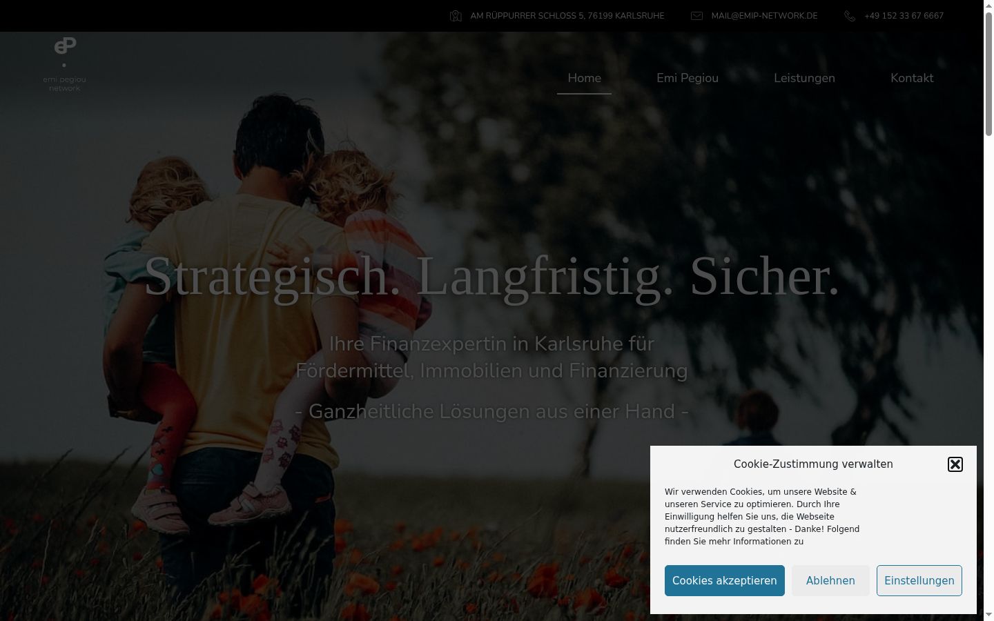Screenshot tal-banner tal-kunsens muri qabel kwalunkwe interazzjoni