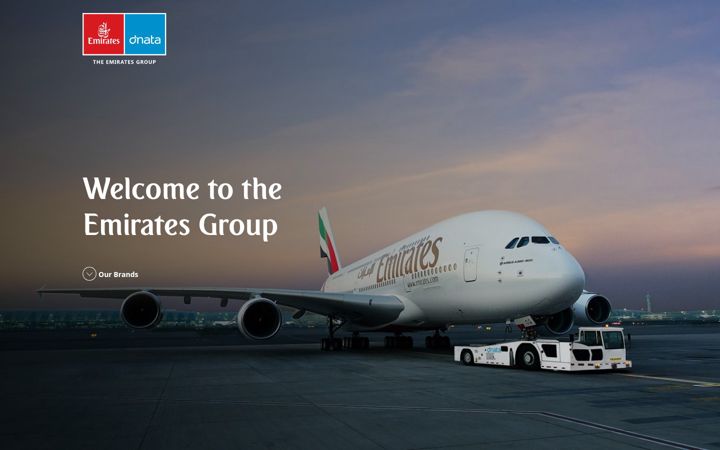 Screenshot of emirates.group