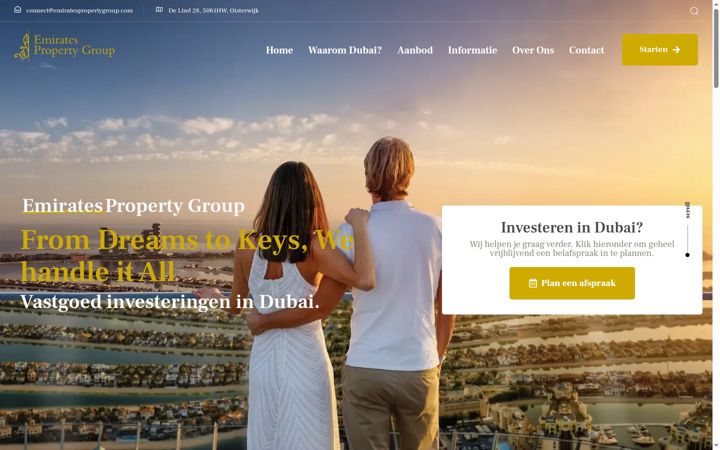 Screenshot of emiratespropertygroup.com