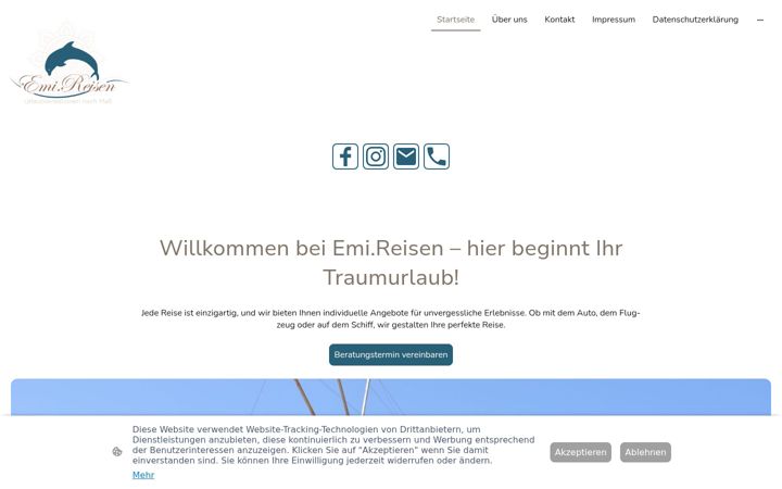 Screenshot of emireisen.de