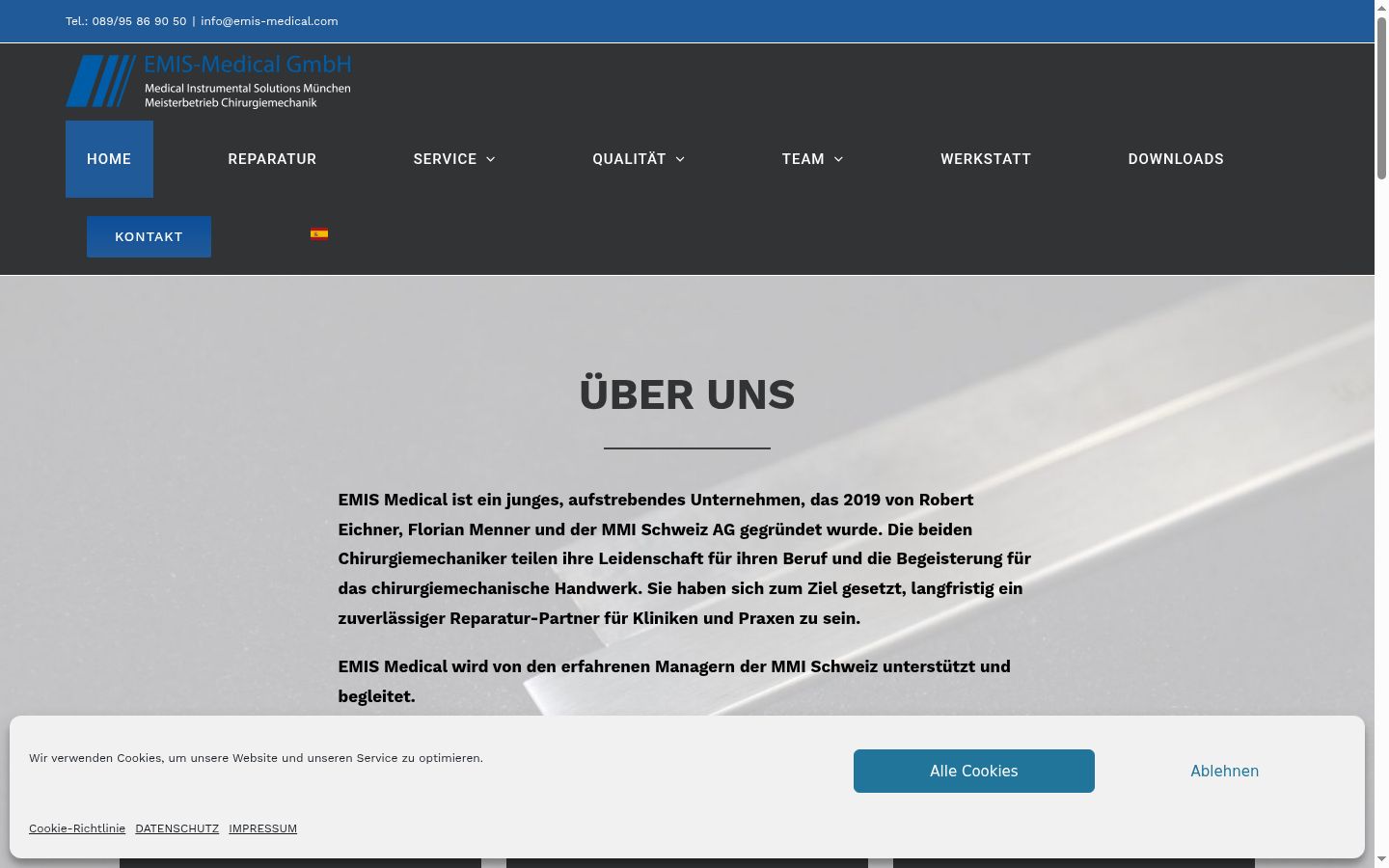 Screenshot van de toestemmingsbanner zoals getoond vóór enige interactie