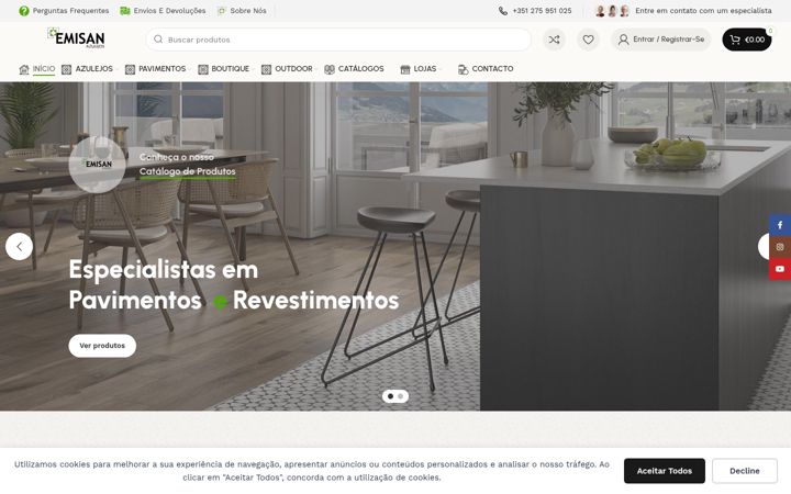 Screenshot of emisanazulejos.com