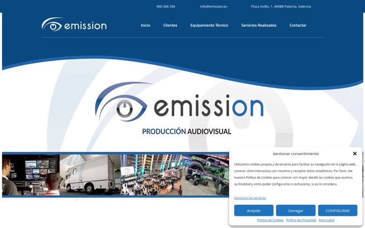Ekraanipilt saidist emission.es