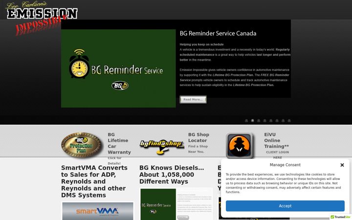 Screenshot of emissionimpossible.com