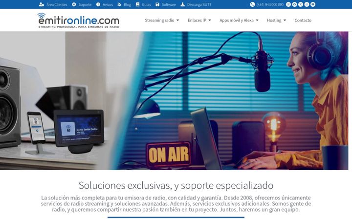 Screenshot of emitironline.com