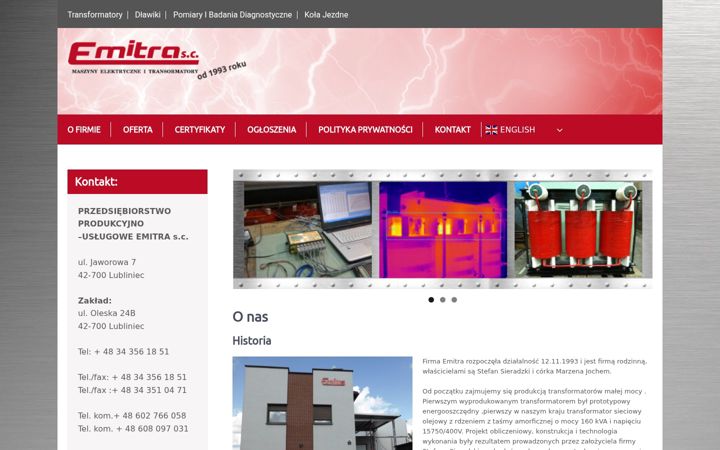 Screenshot of emitra.pl