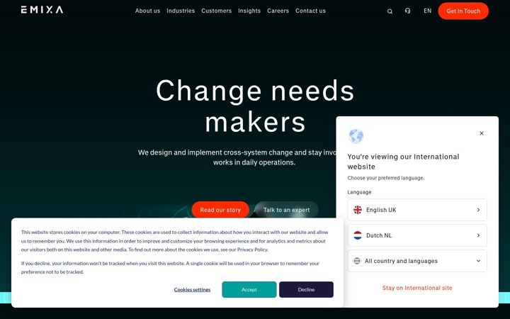 Screenshot of emixa.com