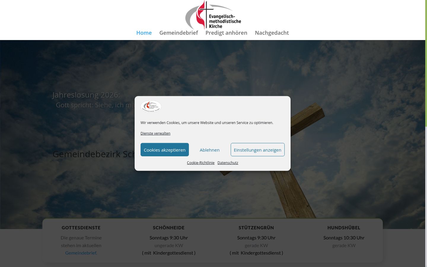 Screenshot tal-banner tal-kunsens muri qabel kwalunkwe interazzjoni