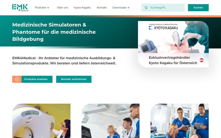 Screenshot of emk4medical.com
