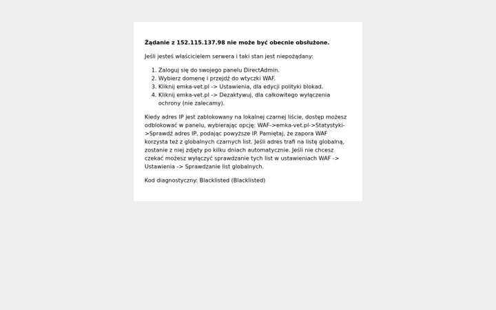 Screenshot of emka-vet.pl