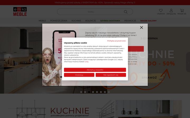 Screenshot von emkameble.pl