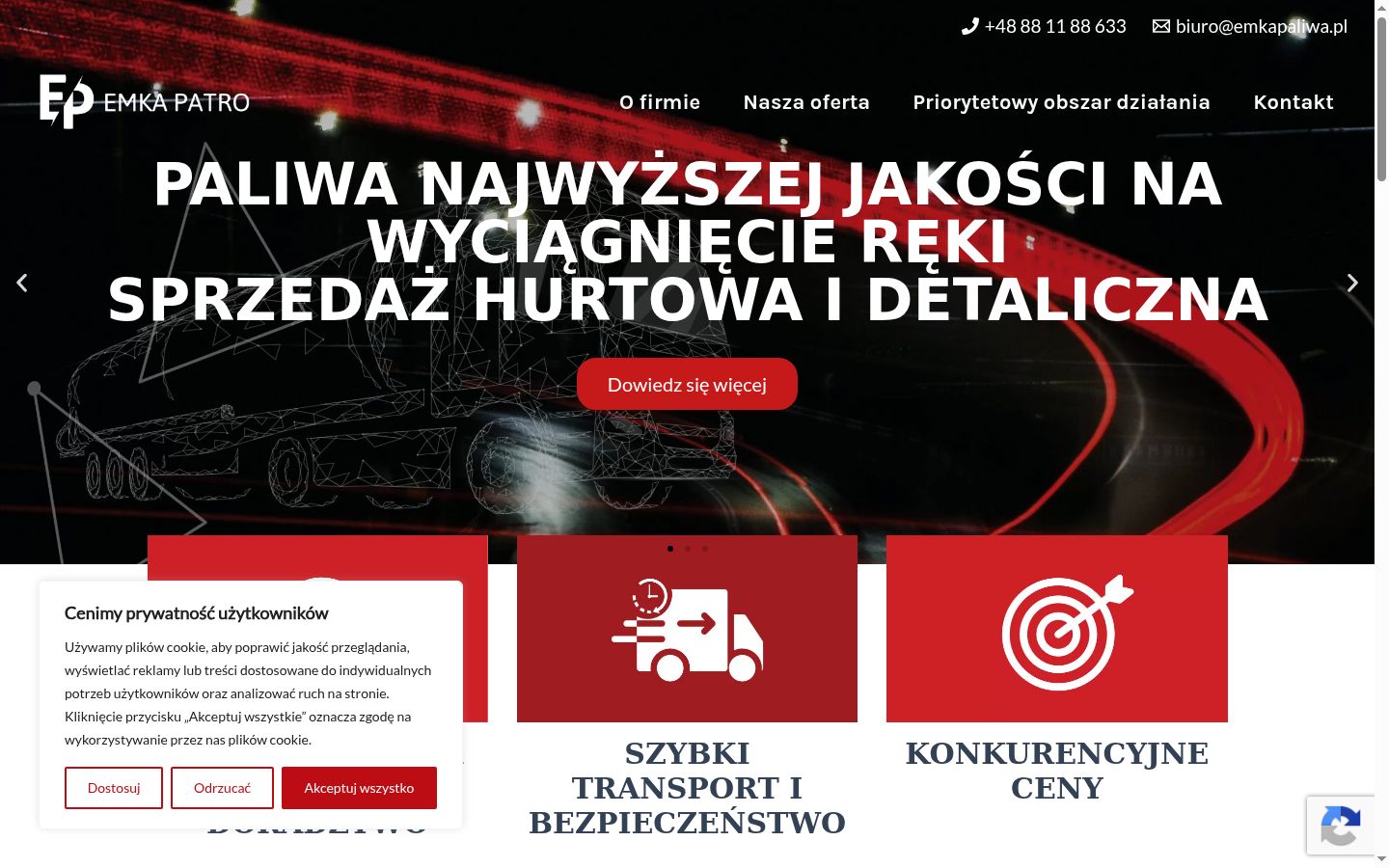 Snímek obrazovky baneru souhlasu zobrazeného před jakoukoli interakcí