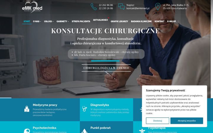 Screenshot of emkmed.pl