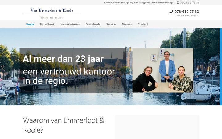 Screenshot ta' emkoo.nl