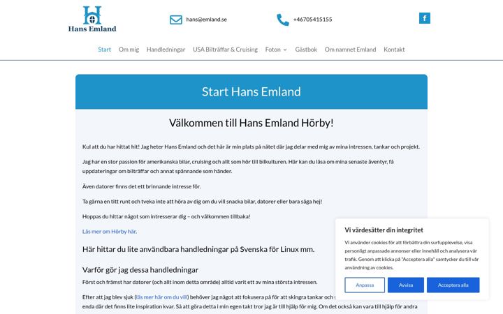 Skjermbilde av emland.se