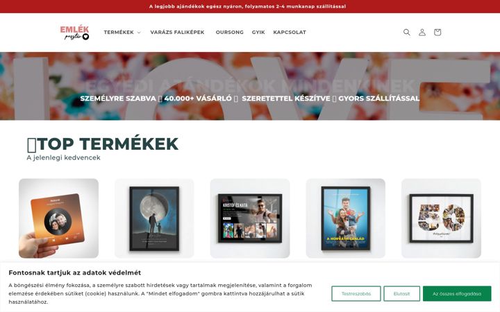 Skærmbillede af emlekposzter.hu