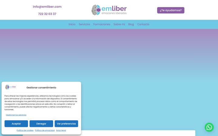 Screenshot of emliber.com