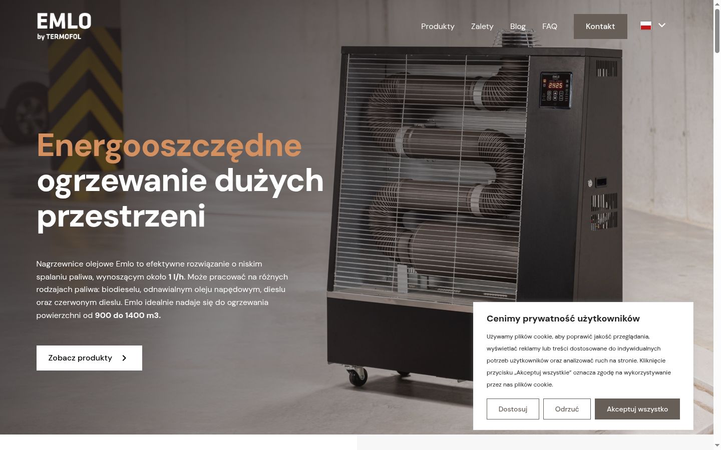 Snímek obrazovky baneru souhlasu zobrazeného před jakoukoli interakcí