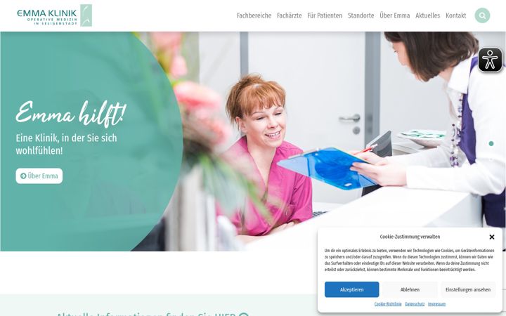 Screenshot ta' emma-klinik.de