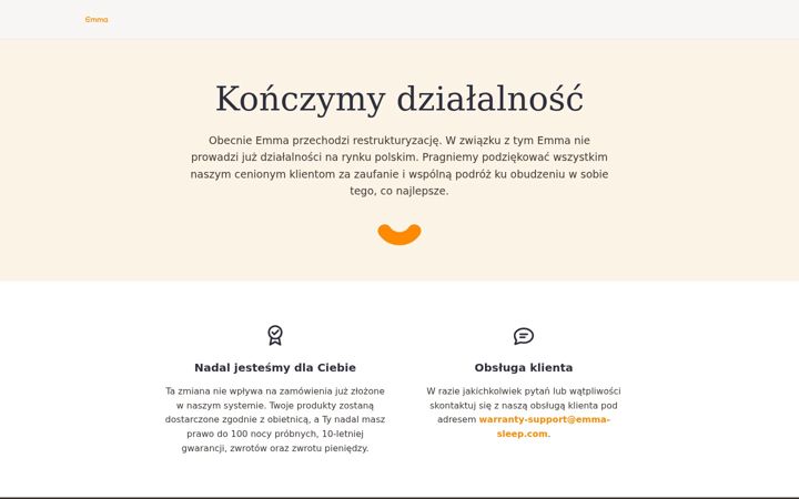 Screenshot of emma-materac.pl