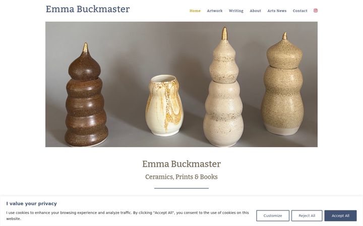 Screenshot of emmabuckmaster.com