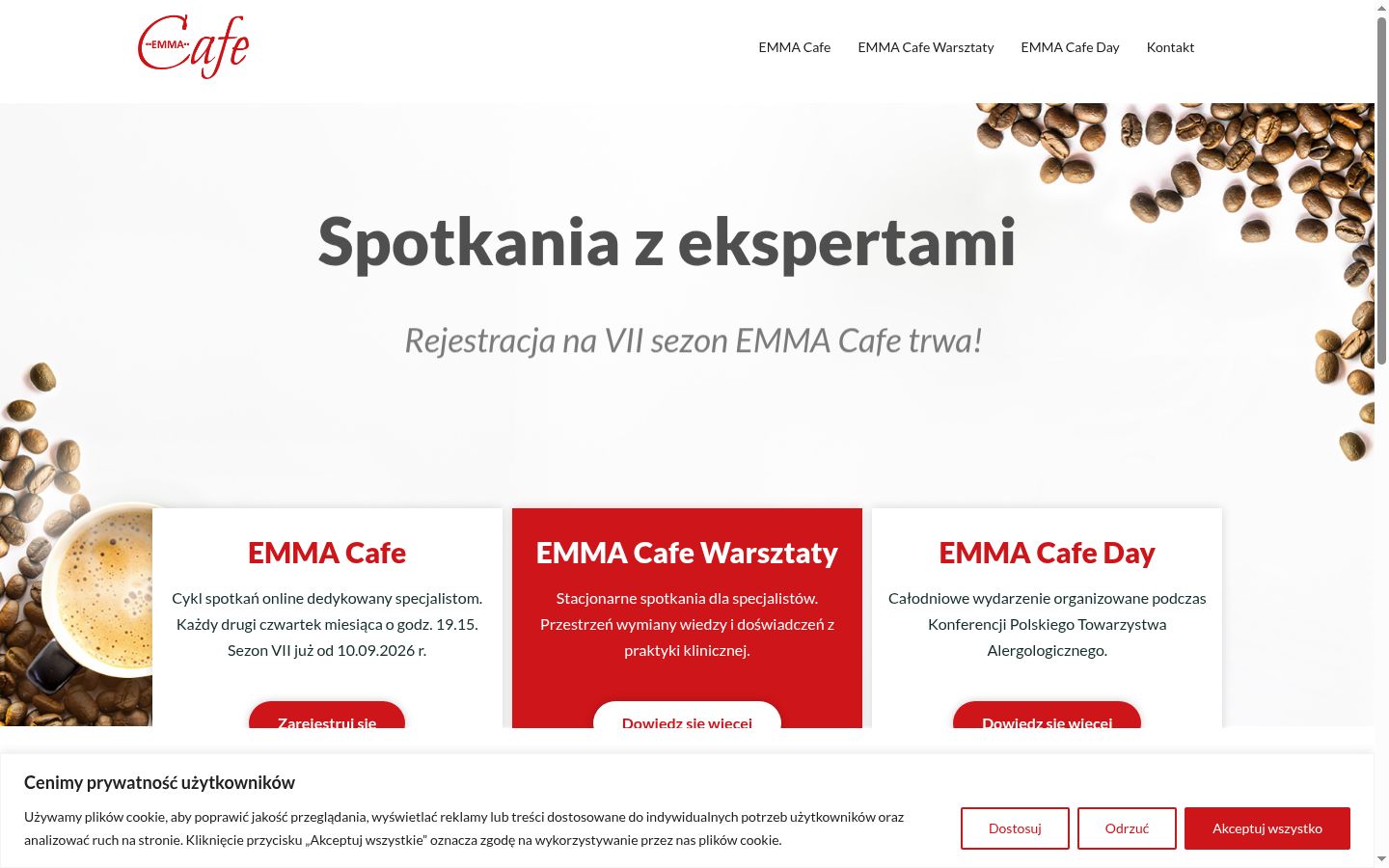 Snímek obrazovky baneru souhlasu zobrazeného před jakoukoli interakcí
