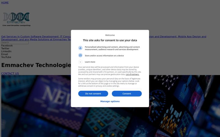 Screenshot of emmachev.com