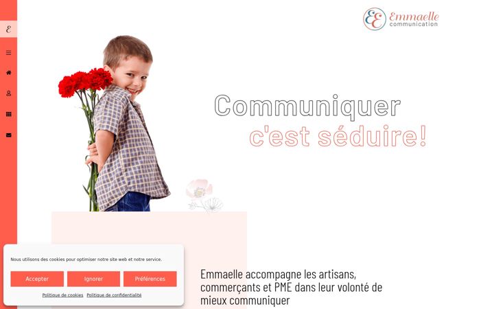 Snímek obrazovky emmaelle-web.fr