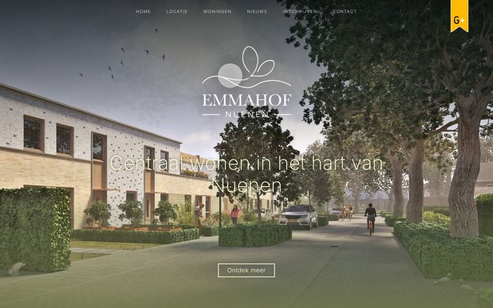 Screenshot von emmahofnuenen.nl