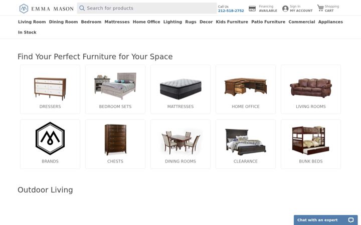 Screenshot of emmamason.com