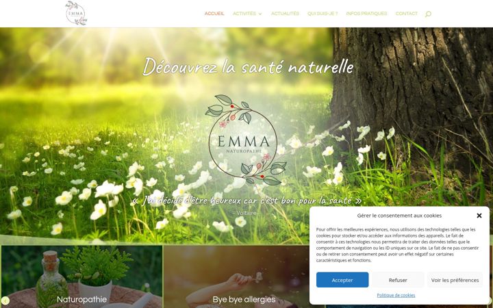 Screenshot di emmanaturopathe.fr