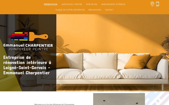 Screenshot di emmanuel-charpentier.fr